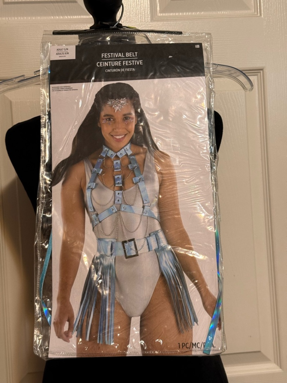 BNWT Festival Harness Belt in Light Blue
